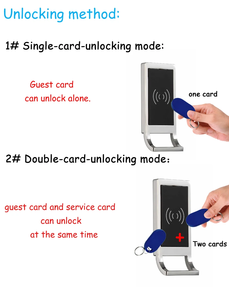 keyless card locker lock