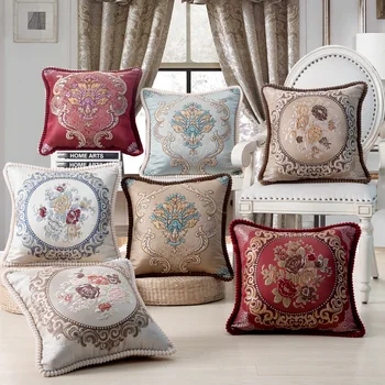 

Free Shipping 14 Colors 1 pcs 48cm Cushion Cover And Pillow Case For Office Chair Back Cushion Sofa Throw Pillow SFN300