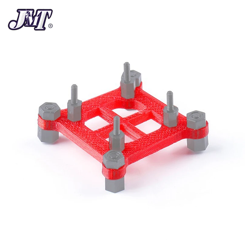 

JMT 3D Printed Printing TPU Flight Control VTX Hole Conversion Board 20*20 M2 To 30.5*30.5 M3 for DIY FPV Racing Drone
