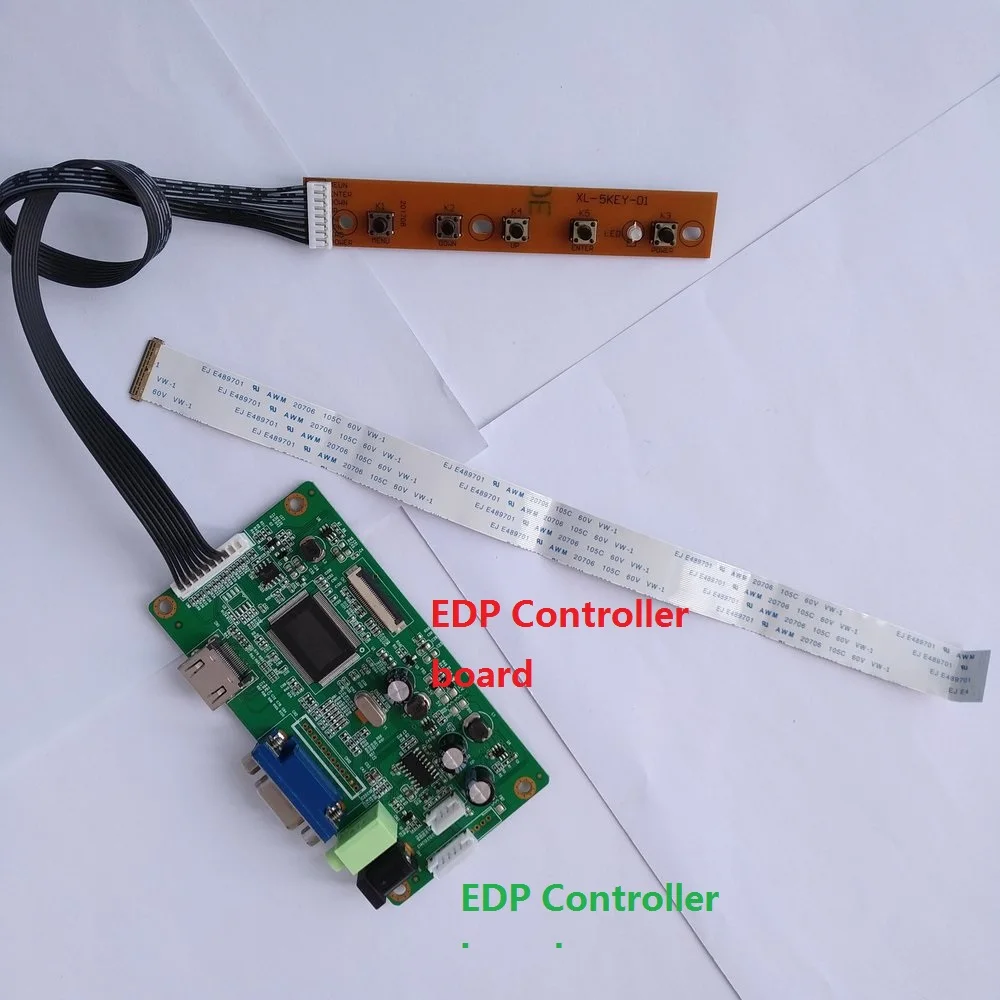 for N133HSE EB3 Rev l2 30Pin KIT VGA LCD DIY SCREEN display EDP HDMI monitor 13
