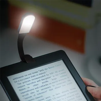 

USB Rechargeable Touch Sensing LED Book Light Flexible Clip On Book Light Night Reading Lamp projector led wall lamp