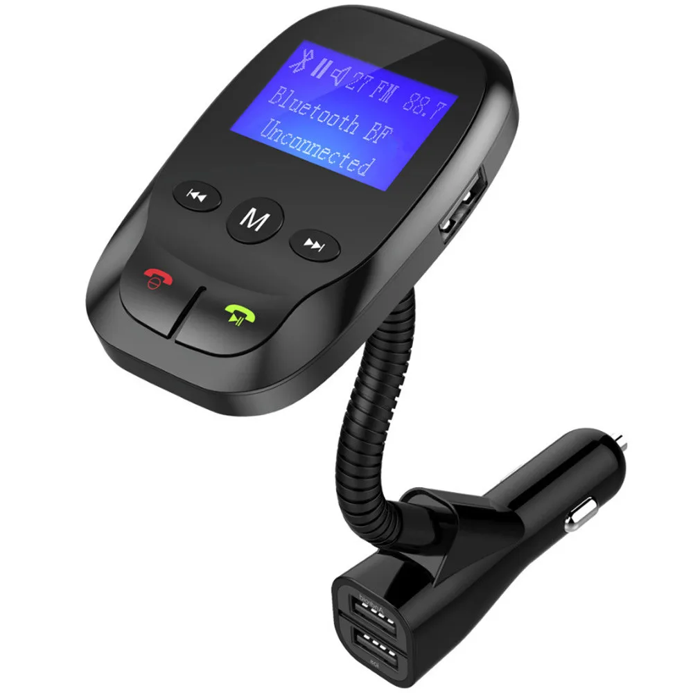Беспроводной автомобильный Bluetooth fm-передатчик MP3 радио автомобильный комплект USB зарядное устройство Встроенный микрофон поддерживает звонки без рук 57