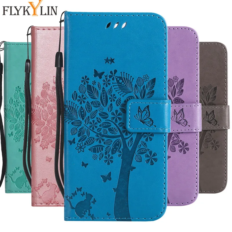 Y6(2018) Phone Case on for Huawei Honor 7A Pro case sfor Prime cover 3D Cat Wallet Magnet Flip Leather |