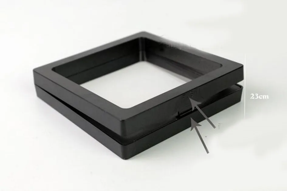 Квадратный 3D альбом с плавающей рамой 7х7см держатель для монет коробка ювелирных