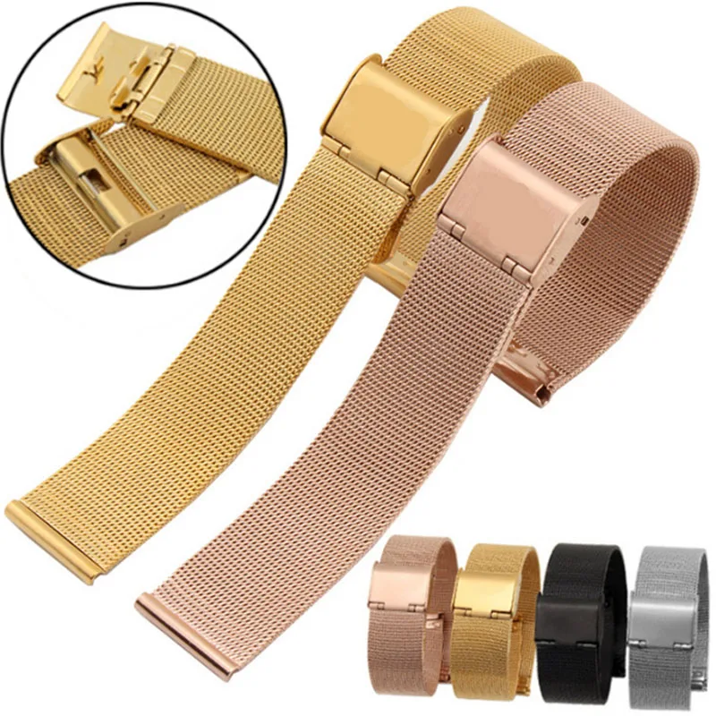 Stainless Steel Watch Mesh Bands Strap