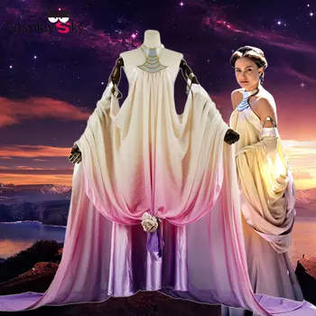 

2017 Star Wars Padme Amidala cosplay costume dress custom
