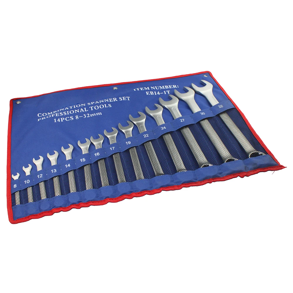 Buy 14 Pcs Combination Wrench Set, Open And Box End
