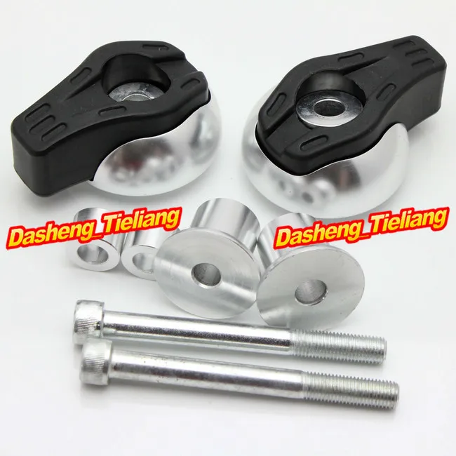 

For Yamaha FZ8 2012 - 2013 & FZ1 2001 - 2011 Frame Sliders Crash Pads Protector, Motorcycle Spare Part Accessories, Silver Color