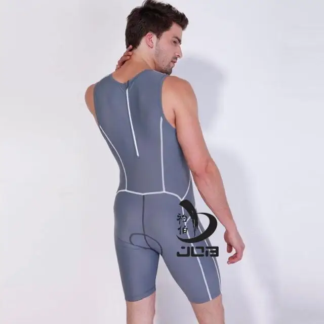 Job mens one piece professional swimwear athletic Ironman triathlon