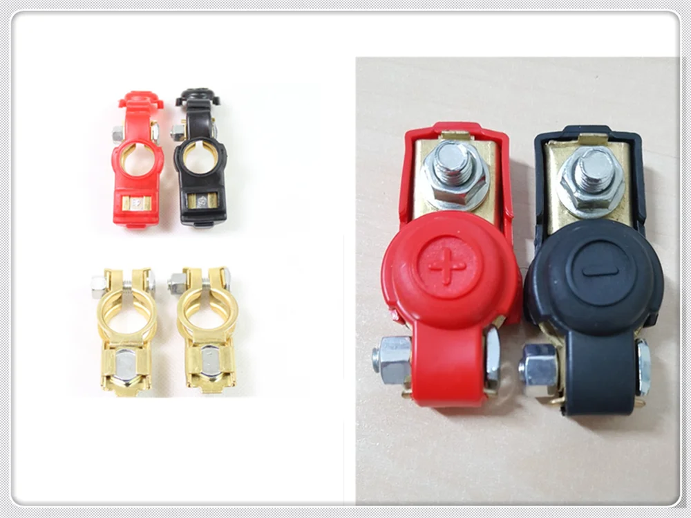 

Auto parts battery head connector copper clip positive and negative for Renault Initiale Fluence Alpine Wind R-Space