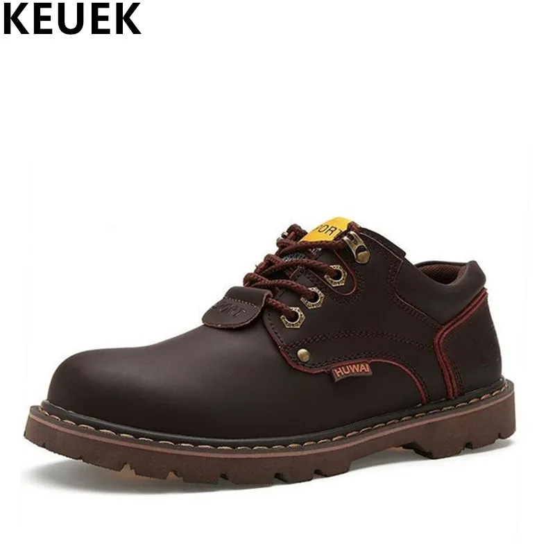 

New Arrival Casual Men's Genuine Leather Flats Tooling shoes 03