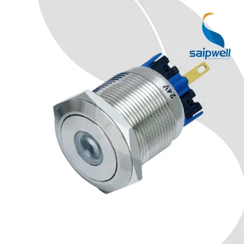 

IP67 Self Locking Type Stainless Stell Push Button Switch / 22mm Metal-Enclosed Switchgear with Dot Illuminated LED (SP22-A2)