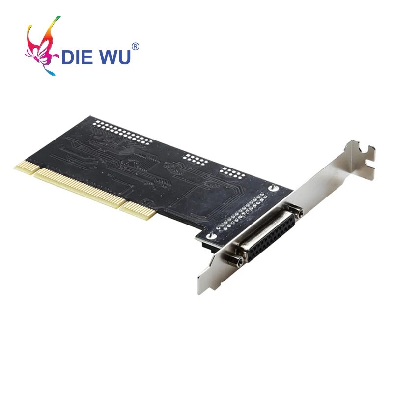 Плата расширения DIEWU PCI с параллельным портом контроллер в DB25 карта конвертера ASIX