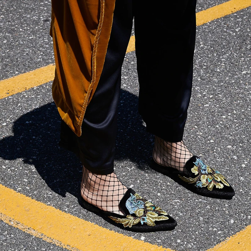summer flat mules