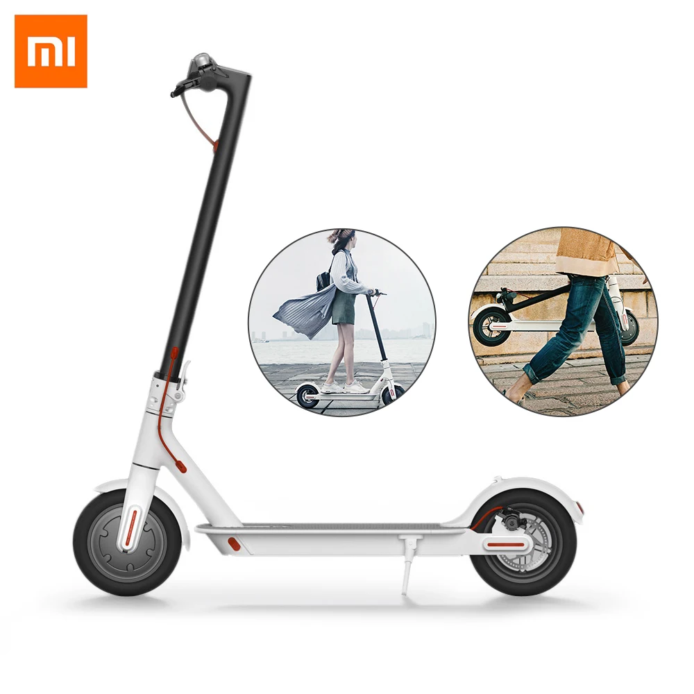 

Xiaomi Mi M365 Folding Electric Scooter Ultralight Skateboard with E - ABS Kinetic Energy Recovery System Intelligent BMS
