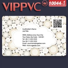 C10044-1 прозрачная визитная карточка печать компания 85.5X54mmX0.36mm