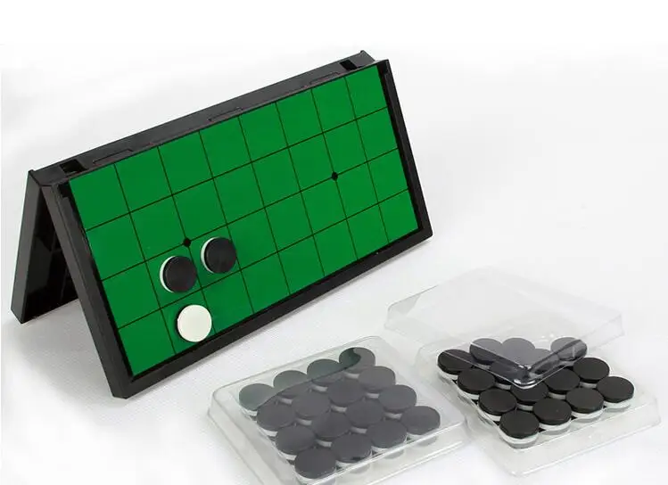 

25cm Acrylic Magnetic Portable Folding Reversi Othello Portable Board Chess Standard Educational Home parent-child Family Game