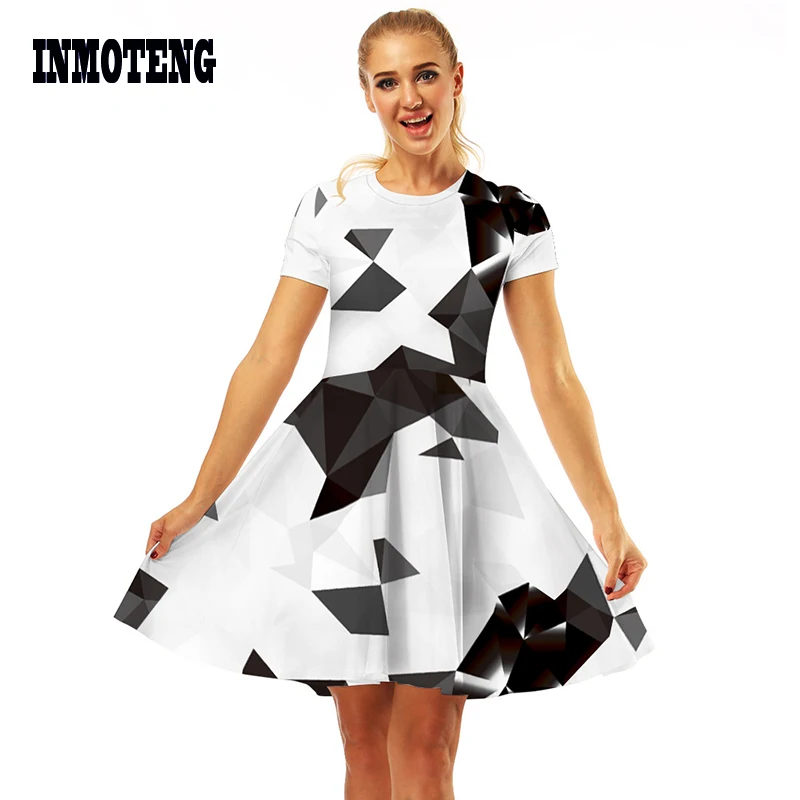 black combination dress