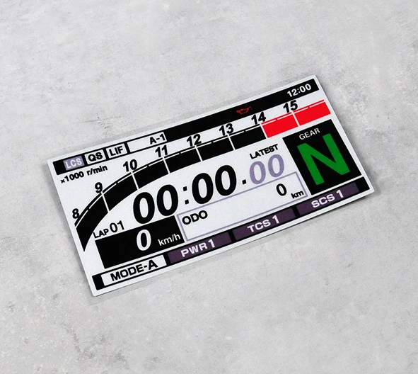 Meter Speedometer R1 MODE A Motorcycle Bike Helmet Decorate Stickers