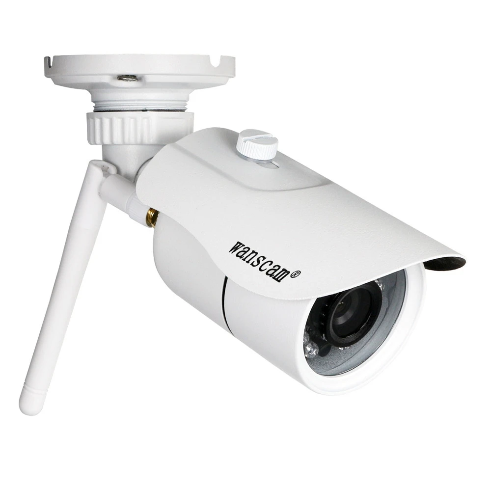 

WANSCAM HW0043 720P HD 1.0MP Wireless Security IP Camera Waterproof Night Vision IR-cuts Surveillance Camera H.264 Bullet Camera