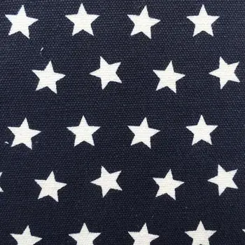 

1.5CM width Stars printing canvas for bag raw material fabric