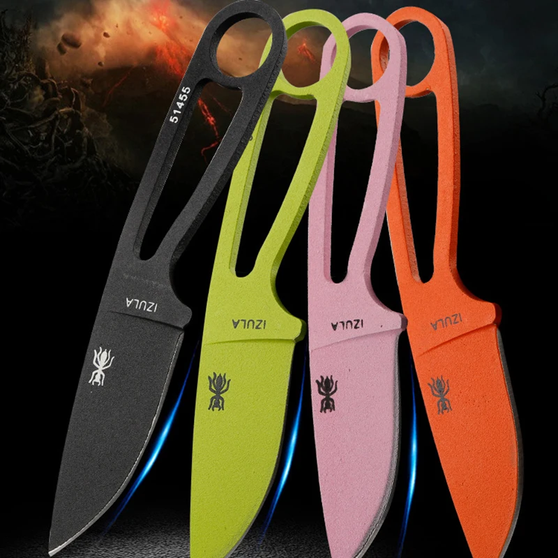 CS COLD Ant IZULA нож с фиксированным лезвием Прямые ножи охотничьи карманные для