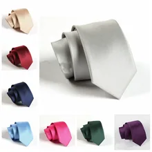 Для мужчин твердых тощий галстук Повседневное обычный тонкий узкий галстук на шею Свадебная вечеринка галстук для жениха Бизнес Галстуки SK602-611