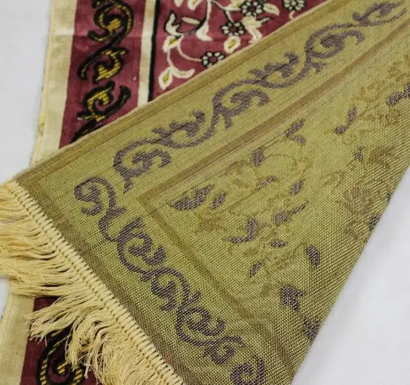 Новый жаккард Исламская мусульманская молитва коврик Salat Musallah Молитвенный Ковер