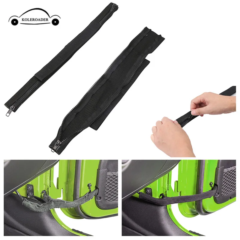 Door Check Straps Limiting Strap Hinge Cloth Wire For Jeep Wrangler JK 2007-2018