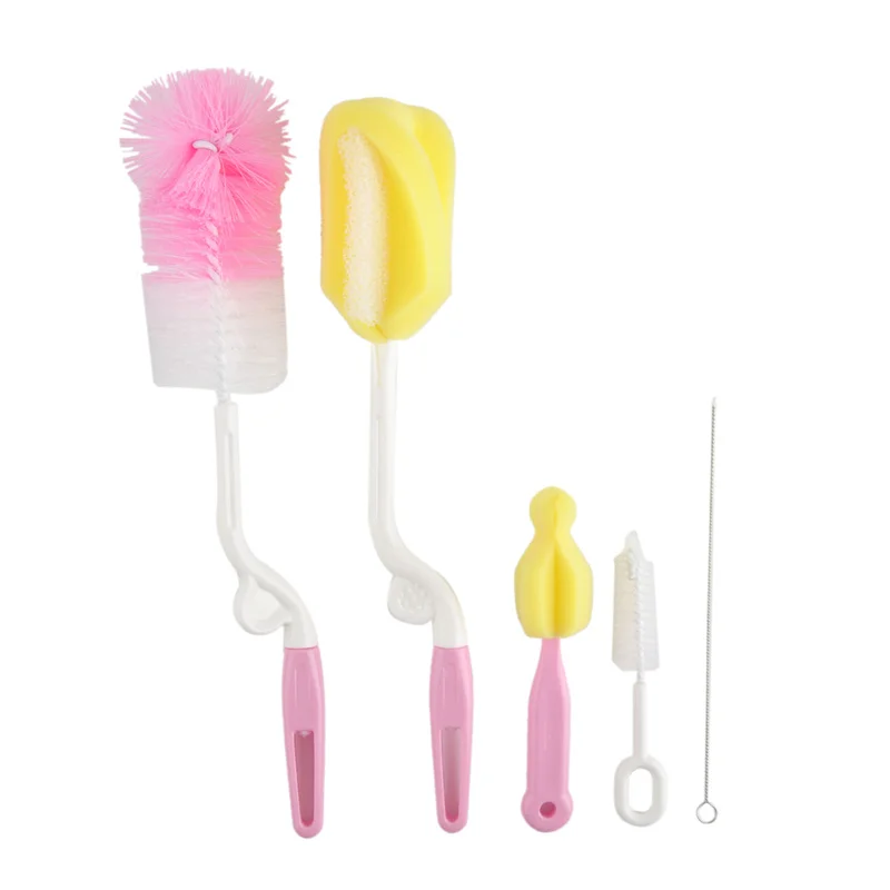 Bottle Brushes Feeding Sponge Plastic Glass Milk Water Newborn make Baby Nipple Straw Mother Kids Products Cleaner Tool children