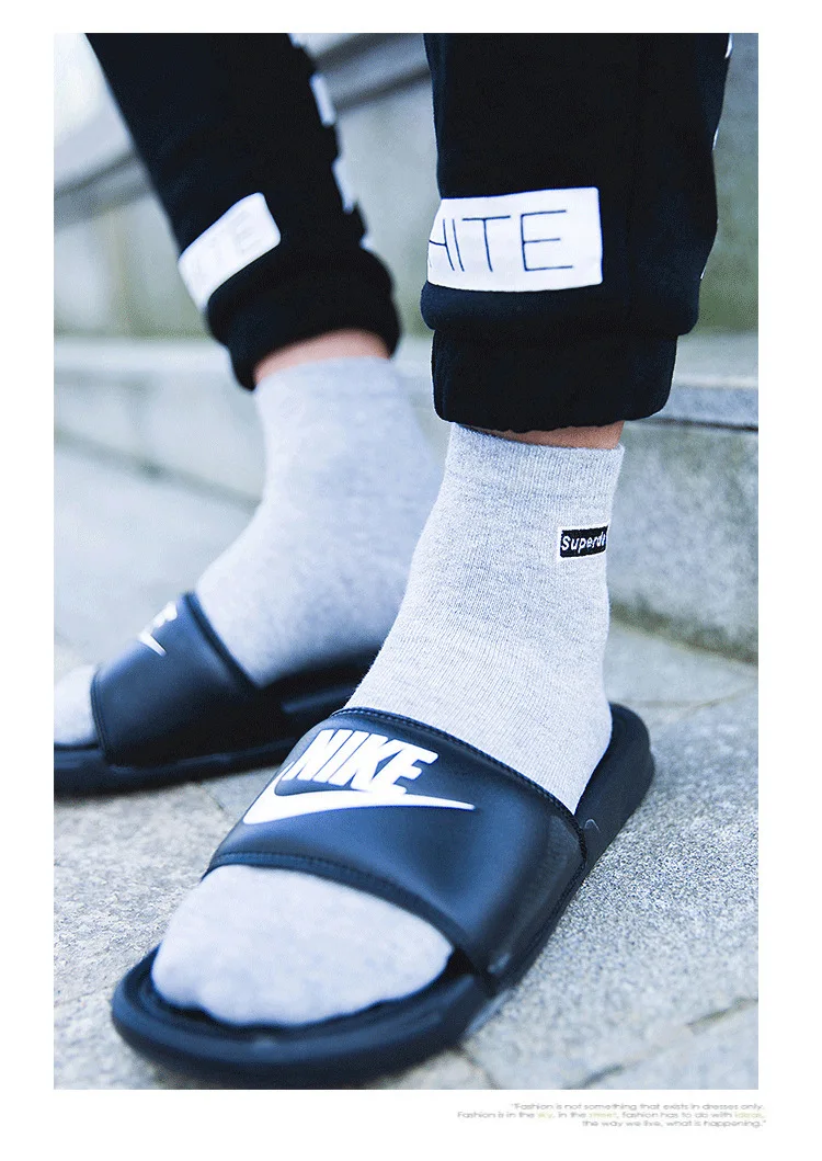 Harajuku Hip Hop Off White Winter Socks 100 Cotton Ankle Short Socks Tide Calcetines Skate Verano Hombre Regalo Para Men Fashion
