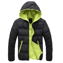 2019 Winter Warm Doudoune Homme Fashion Solid Down Jacket Men Casual Zipper Parka Pluma Hombre Hooded Plus Size Canada Jacket