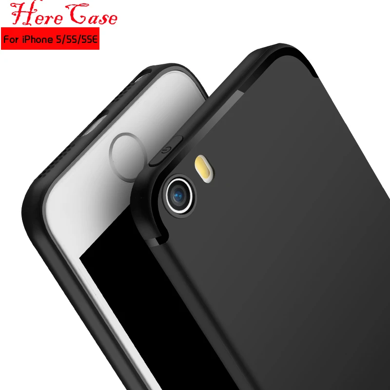 HereCase For IPhone5 case iphone 5S case Luxury High Quality Ultra Thin Scrab Silicone fProtective Cover case For IPhone SE 2016 iphone se clear case