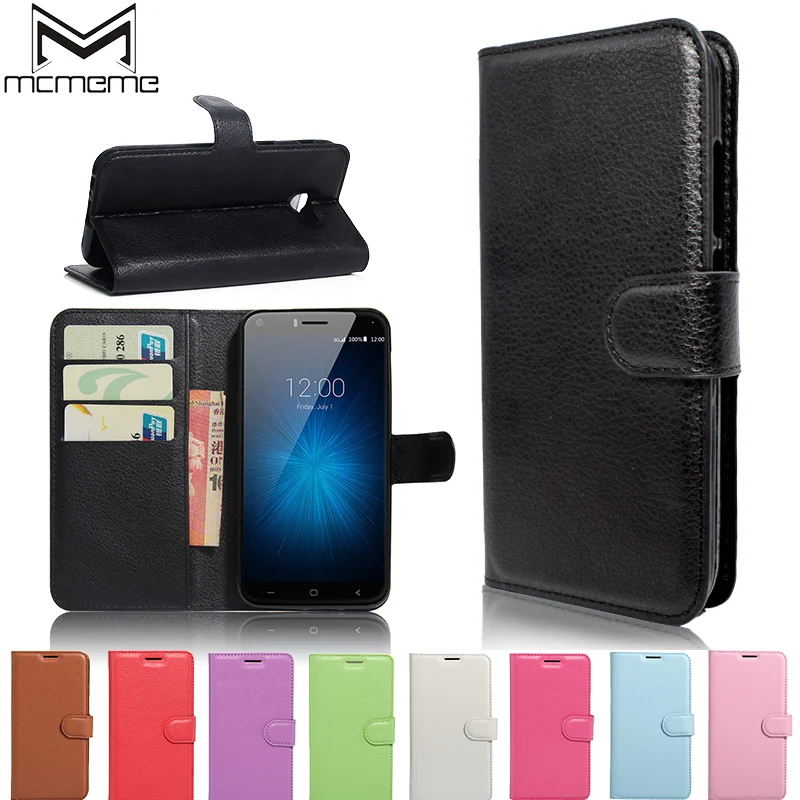 

MCMEME For Umi London Case 5.0 inch Wallet PU Leather Back Cover Case For Umi London Case Flip Protective Phone Bag Skin Funda