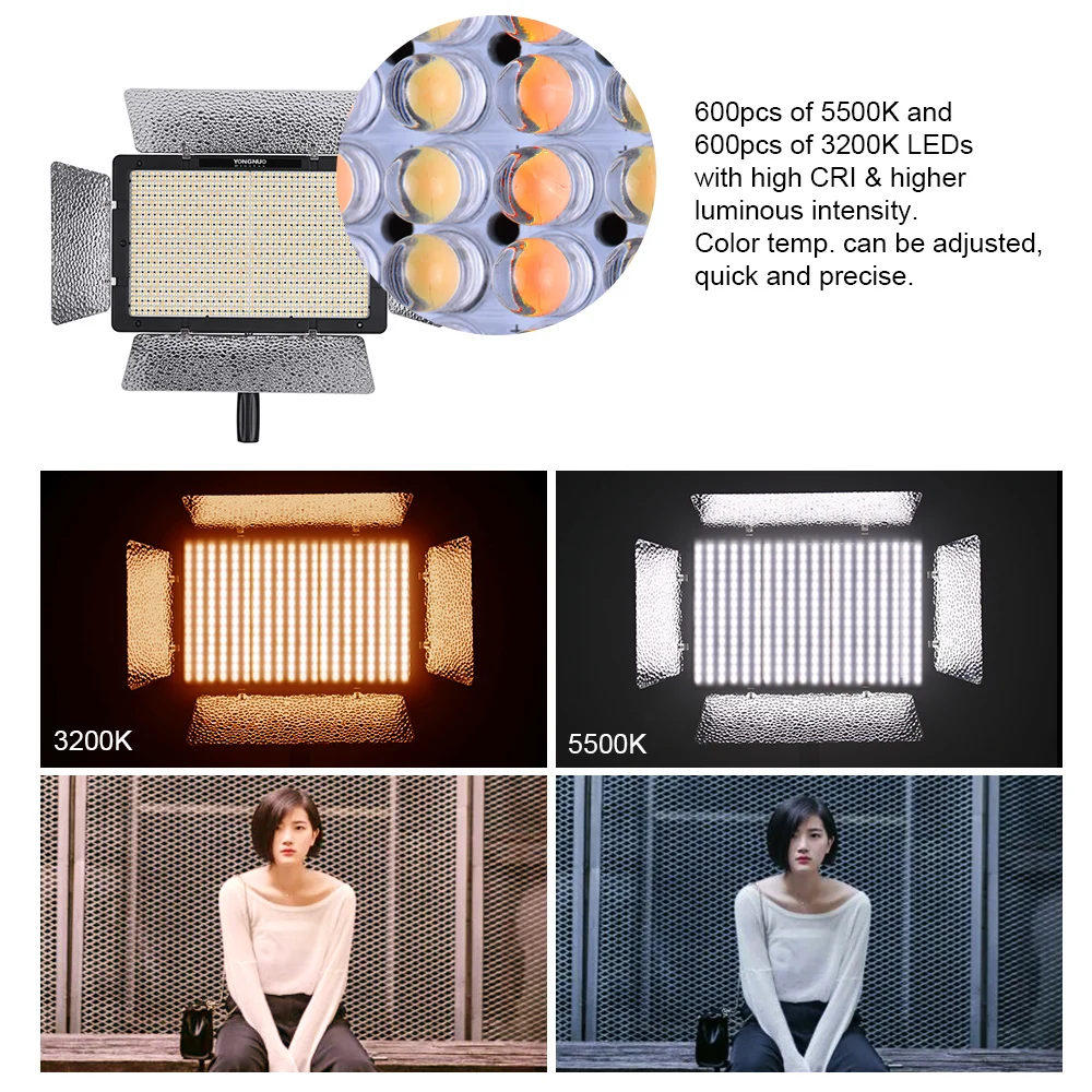 YONGNUO-YN1200-LED-Video-Light-3200K-5500K-Photography-Lighting-Video-Recording-Light-W-Remote-Controller-Adjustable (1)