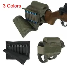 Портативный Регулируемый наружный тактический охотничий приклад винтовка разгрузка Pounch Ammo Сумка-переноска пуля держатель охотничья сумка