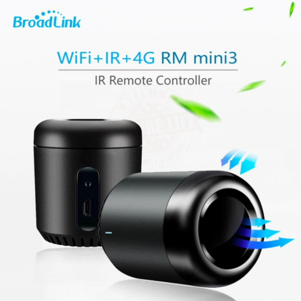 BroadLink RM mini3 контроллер для умного дома черный автоматическое дистанционное универсальный контроллер интеллектуальные WI-FI + ИК