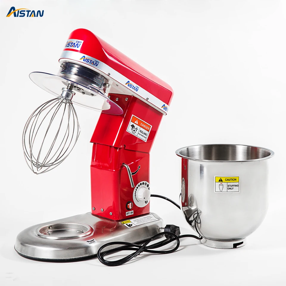 Jual 7L 10L Listrik Planetary Mixer Makanan Mesin Blender Spiral Pengaduk Adonan Roti Telur Pemukul dengan Adonan Kait Yang Dapat Dilepas Mangkuk