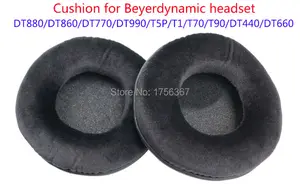 Flannelette earmuffs replacement cover for Beyerdynamic HiFi headphones studio Professional headset ( Ear pads/Headset cushion)