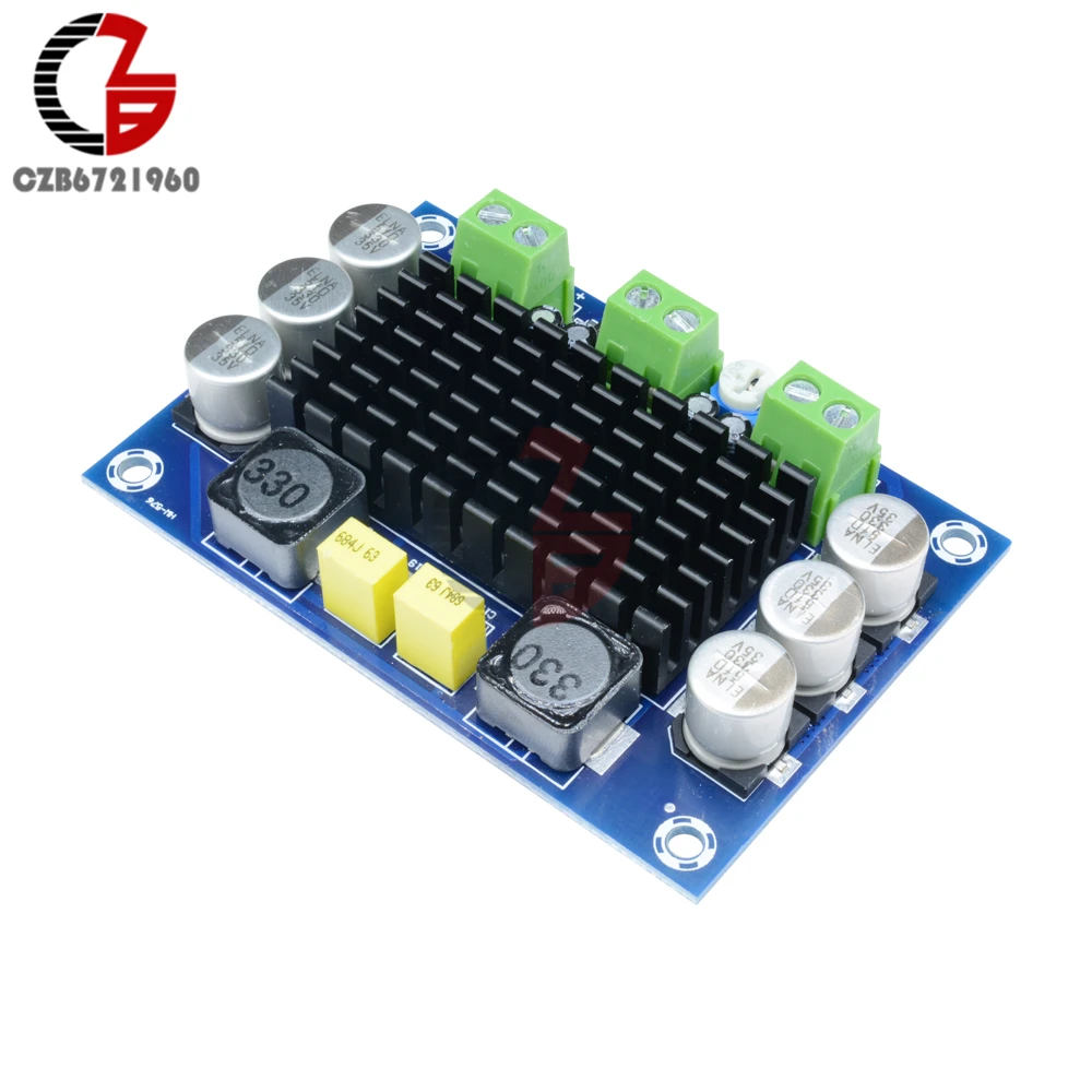 DC 12V 24V 100W TPA3116DA Mono Channel Digital Power Audio Amplifier Board