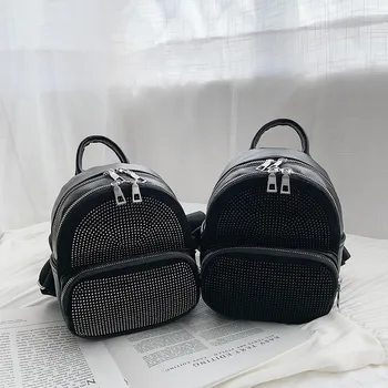 

New Designer Fashion Child Backpack Mini Soft Touch Multi-Function Small Backpack Female Ladies Shoulder Bag Girl Purse 2019 Sac