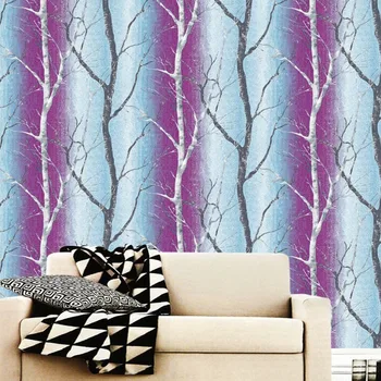 

Branch 3D green wallpaper feature woods living room bedroom hotel TV background wallpaper