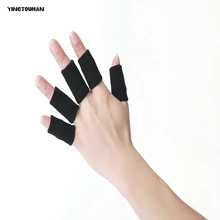 YINGTOUMA 1 компл./лот 10 шт. баскетбольный волейбольный спортивный Профессиональный коврик для пальцев защитная накладка для пальцев наперстки Спортивная безопасность
