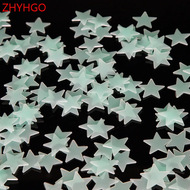 Zhyhgo 50/100 шт светящиеся метеоритный дождь Стикеры s светится в темноте звезды для