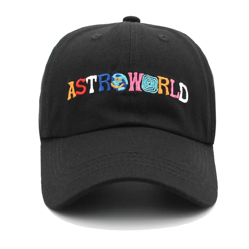 Новые Бейсболки ASTROWORLD с вышивкой в стиле хип-хоп, бейсболки, головные уборы для мужчин и женщин, регулируемые кепки, унисекс, Astroworld