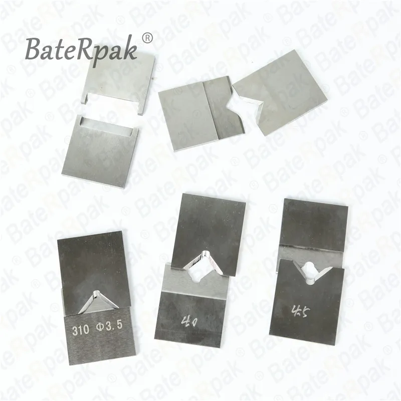 BateRpak DZ 305 310 315 плоский нож для зачистки кабеля, детали машины для зачистки проводов, круглый нож v-образной формы, цена за 1 пару(нож 2 шт