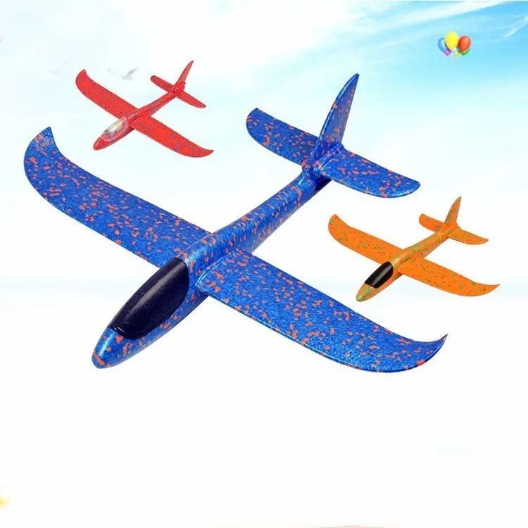 

48cm Big Good quality Hand Launch Throwing Glider Aircraft Inertial Foam EPP Airplane Toy Children Plane Model Outdoor Toys