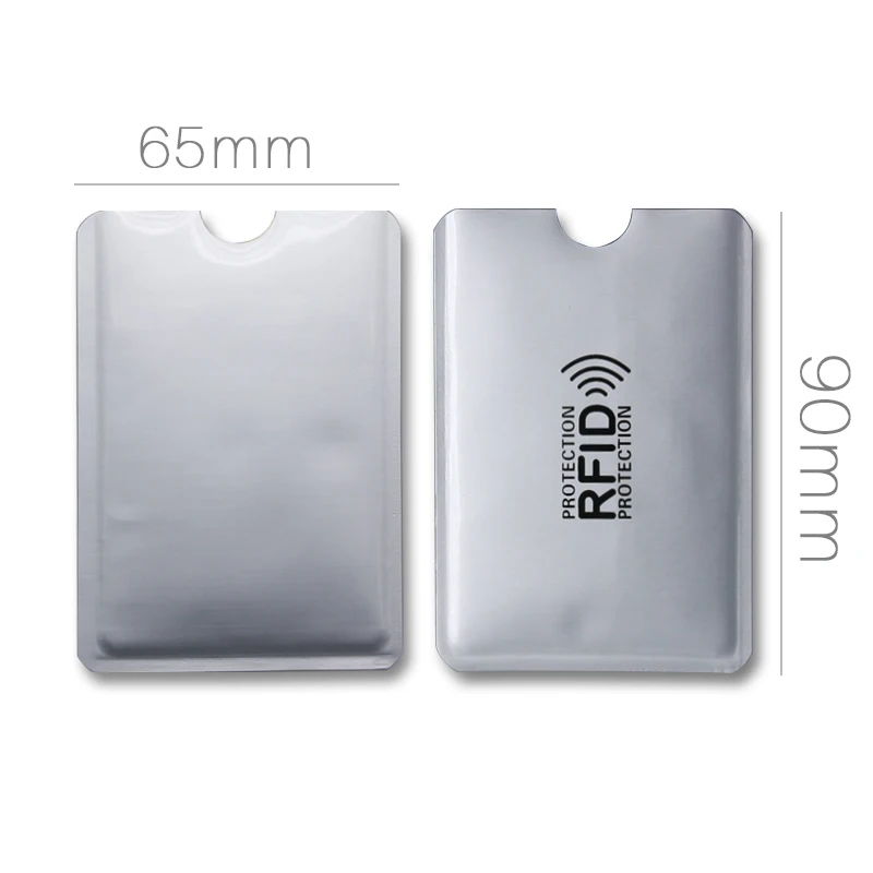 2 шт. анти кредитная карта RFID держатель банк чехол для удостоверения личности