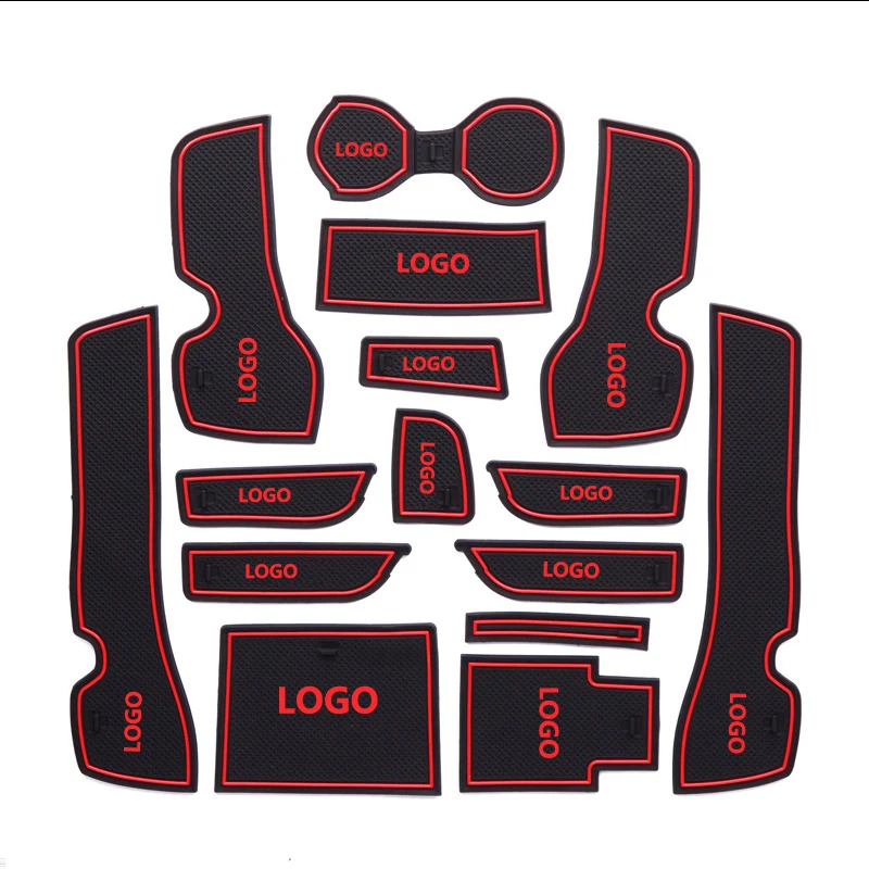 

Anti-Slip Gate Slot Mat Rubber Coaster for Chery Arrizo 7 2013 2014 2015 2016 2017 2018 Non-slip Cup Mats Accessories Stickers
