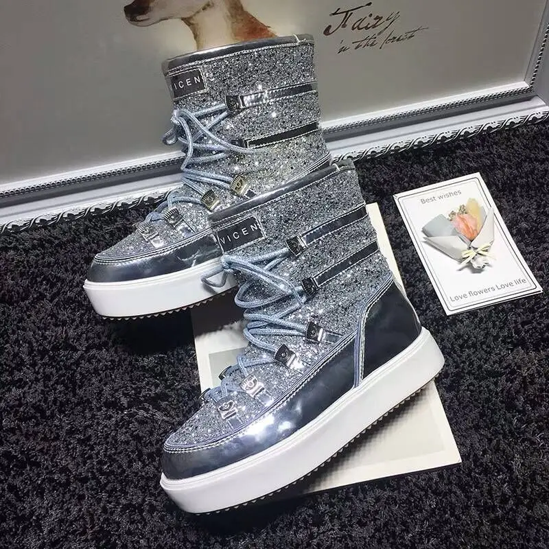 Gratuite 2018La UneÀ Chaud Dernière Femmes Bo Européenne Mode Bottes Blue Véritable Et Laine De En CuirPeau Mouton Livraison Dans pink b76Yfgy